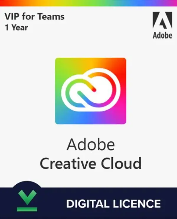 Adobe Creative Cloud VIP For Teams - 1 Device -1 Year